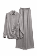 The Drape Satin Set