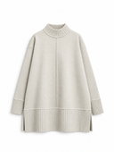Aurelia Knit in Off-White - flat lay