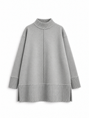Aurelia Knit in Light Gray - flat lay