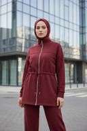 Burgundy Set Hijabi