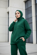 City Soft Set - Green (Hijabi Street Style)