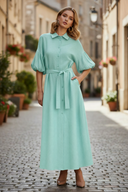 Mint Green Lantern Dress Outdoor