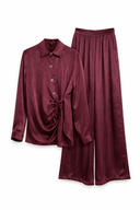 The Drape Satin Set