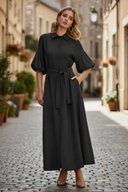Black Lantern Dress Outdoor