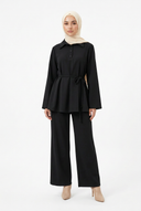 Black Livia Set with ankle boots