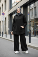 Black Set - Light Gray Hijab