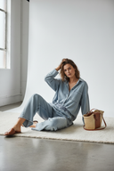 Casual denim and cotton comfortable set