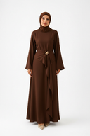 Chocolate Brown Dress - Tonal Hijab