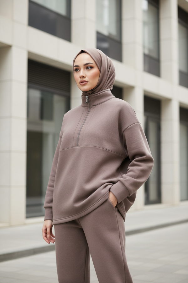 City Soft Set - Mocha (Hijabi Street Style)