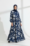 Dress – Navy Blossom