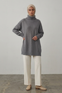 Gray Oversized Knit