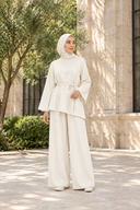 Ivory set with shorter top