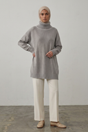 Light Gray Oversized Knit