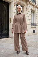 Livia Set Mocha Taupe outdoor preview