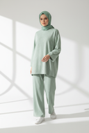 Mint set white studio shadows