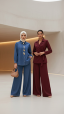 Mobile hero banner with architectural background