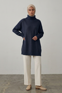 Navy Oversized Knit