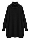 Oversized Knit in Black - flat lay