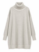 Oversized Knit in Off-White - flat lay