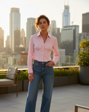 Rooftop terrace at golden hour