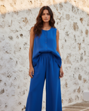 Set Blue – Smooth Pants Front